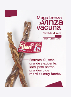 Mega trenza de vinza vacuna FILAN