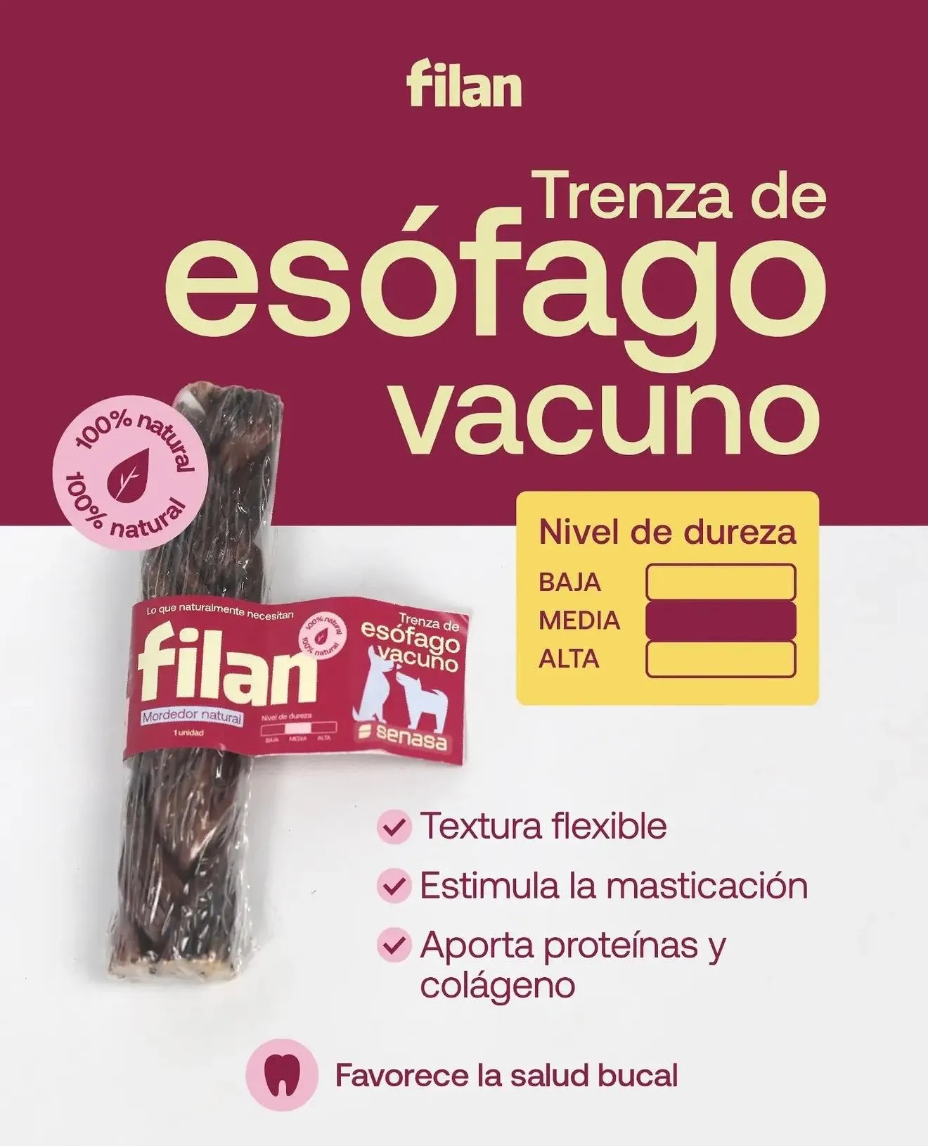 Trenza esófago vacuna FILAN