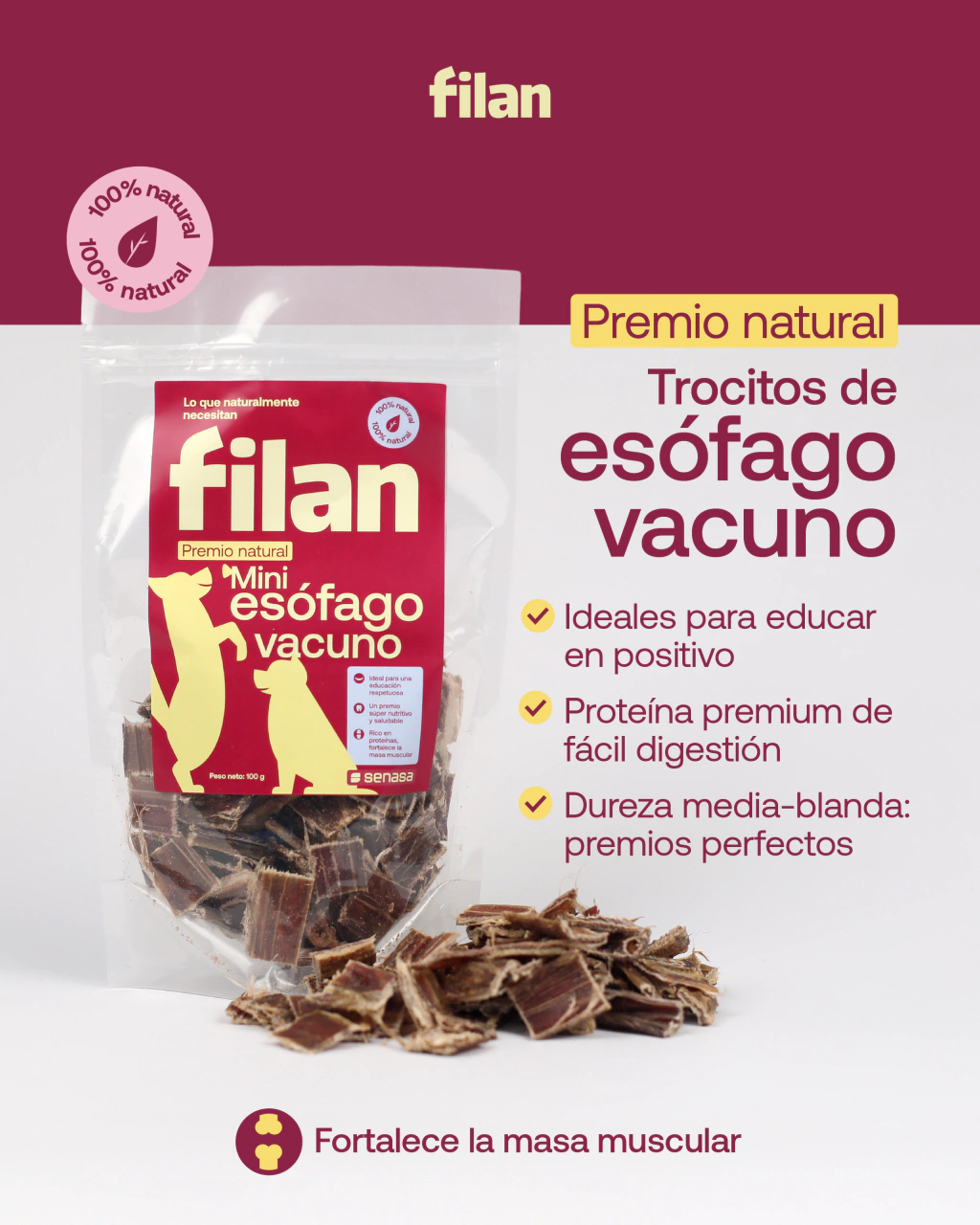 Esófago vacuno mini FILAN