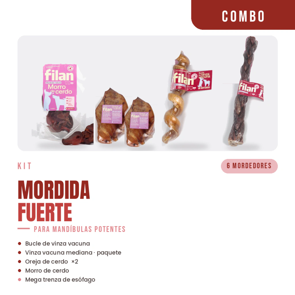 KIT MORDEDORES - Mordida fuerte
