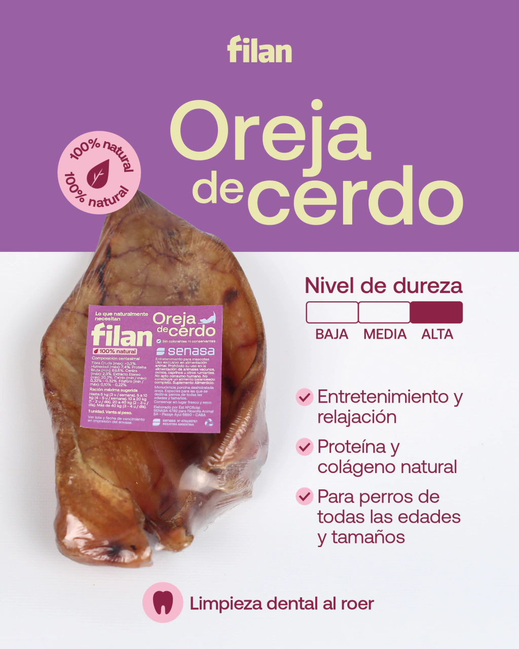 Oreja de cerdo FILAN