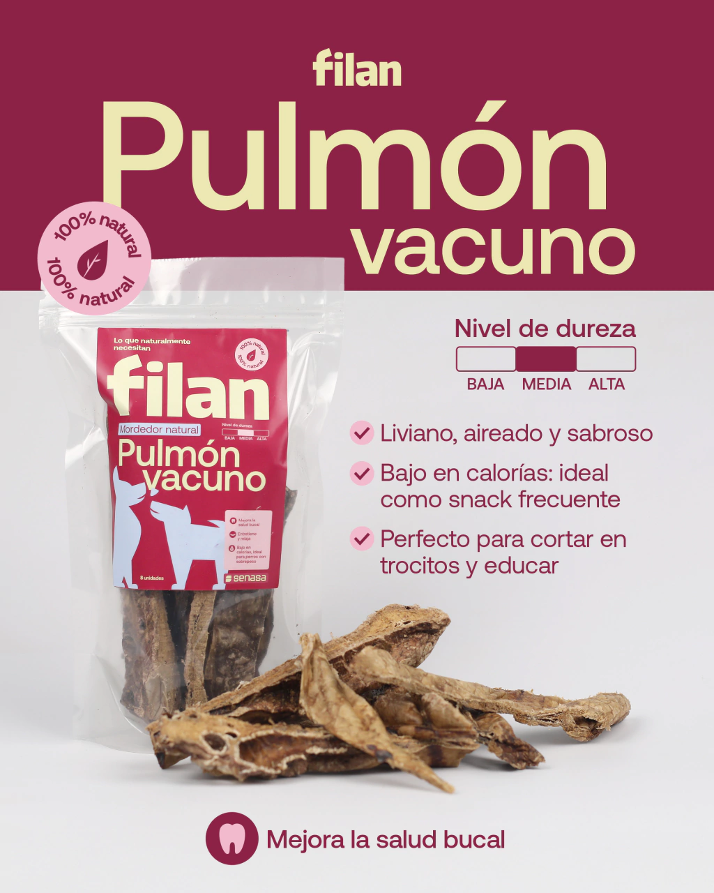 Pulmón vacuno FILAN