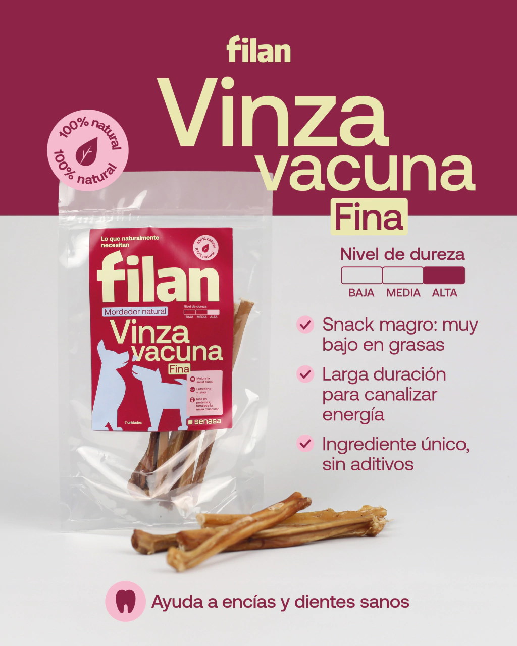 Vinza vacuna fina FILAN