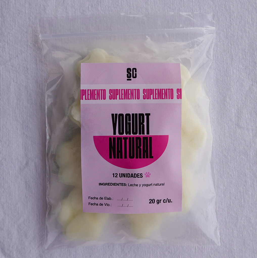 Yogurt natural huellitas